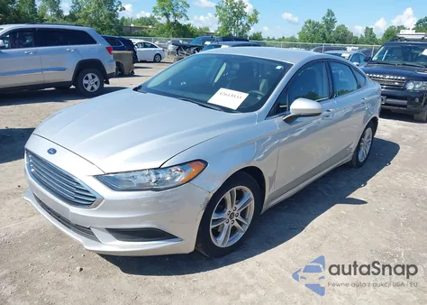 2018 Ford Fusion Se из США, поврежденный, VIN 3FA6P0HD3JR201833